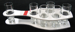 Acrylic Bowling Pin Tequila Sampler Tray